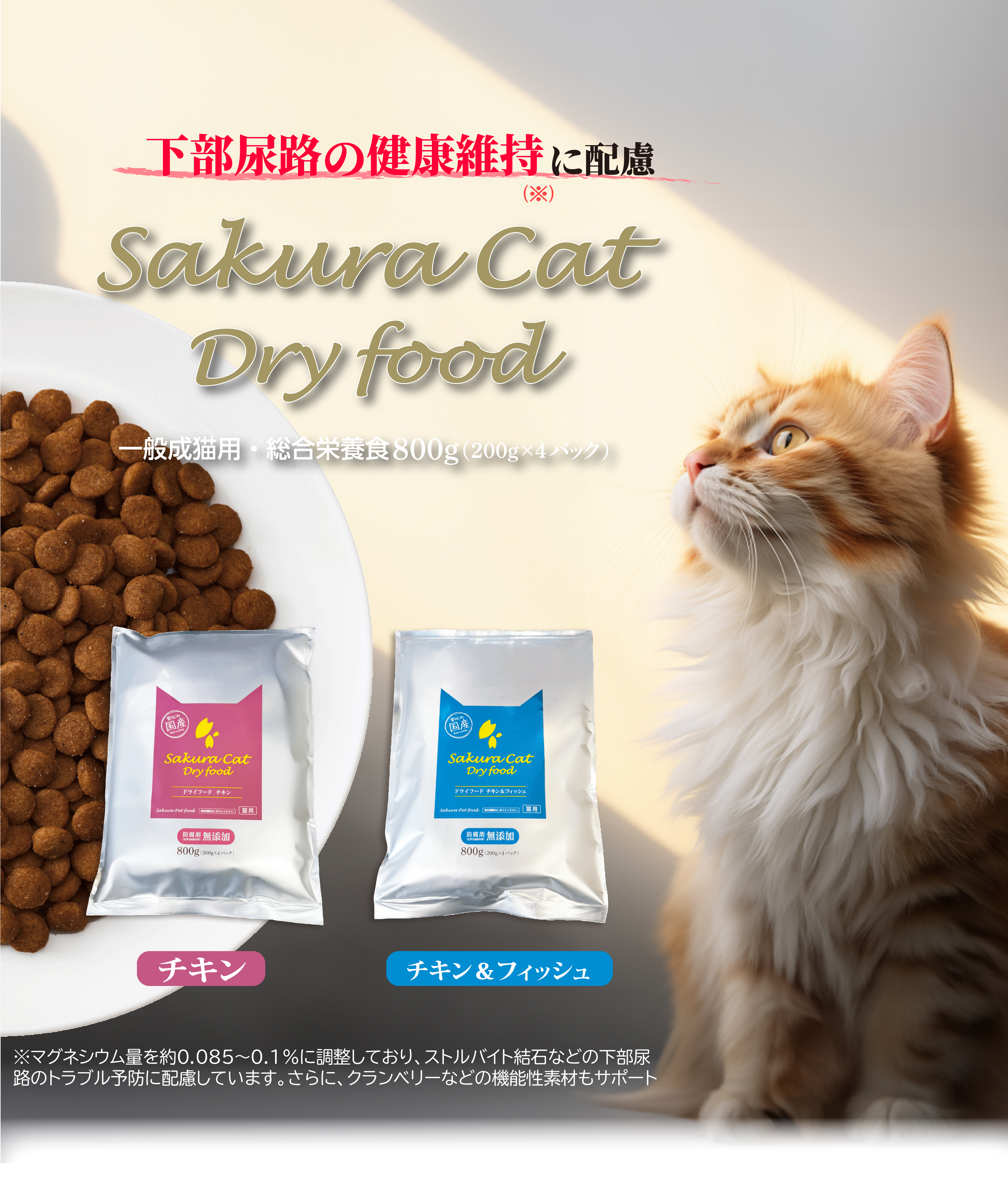 Sakura Cat Dry Food