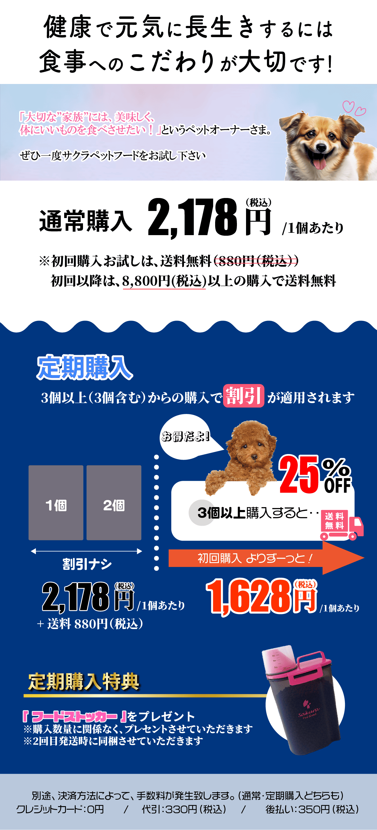 通常購入・定期購入のご案内